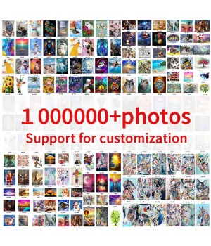 NDP-001 5d diamond painting picture custom character animal wall art home decor diamond painting