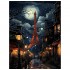 Wholesale diamond art kits full drill night eiffel tower square diamond art painting kits for wall decor gifts