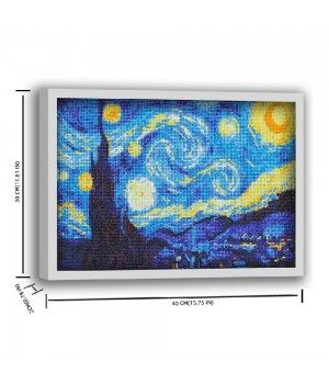 diamond painting starry night van gogh oil painting frame kits for adults Wholesale craft colourful wall decoration