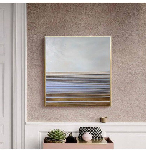 Wholesale Custom Abstract Oil Paintings Canvas Modern Home Decor Hand-Painted Seascape Wall Artwork Custom Still Life Subjects