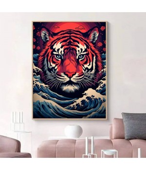 COOLEVE Creative Animal Europe Japandi Landscape 5D DIY Diamond Painting Decor Home Mosaic Kits Handpainted