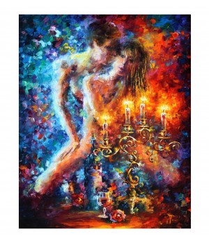 Sexy couple diy diamond painting kit diamond art round dot crystal beads painting wall art