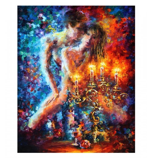 Sexy couple diy diamond painting kit diamond art round dot crystal beads painting wall art