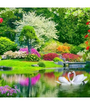 Hot Sale Full Manufacturer Experience Spring Landscapes 5d Diamond painting Kit Diy Crafts Art