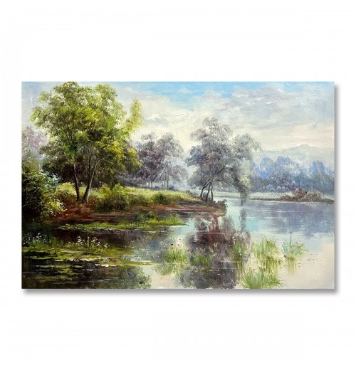 100% Hand-painted Landscape Oil Painting Realistic Oil Painting Natural Home Decoration original hand-painted oil painting