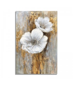 Wholesale Flower Oil Painting Hand Painted Floral Canvas Wall Art for Home Decor