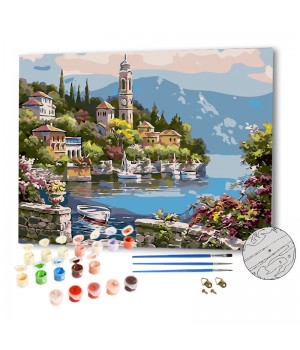 Factory Wholesale Painting By Numbers For Adults Landscape Painting Paint By Numbers Home Decoration Gift