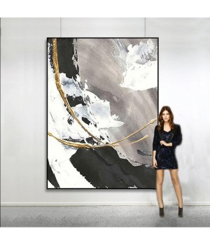 Custom Abstract Oil Painting On Canvas Modern Oil Painting Hand Painted Large Wall Art For Home Decor