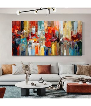 Home Hotel interior Decor Custom oil painting 100%Handmade Drawing Wall Art On Canvas abstract hand drawn decorative painting