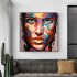 Home Decor 100% Handmade Face Wall Art Modern Abstract Figure Picture custom portrait canvas handmade oil painting