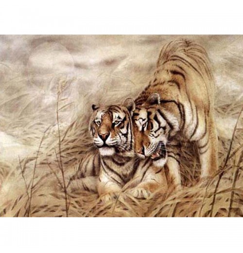 5d DIY Diamond Painting Kits Mosaic Short Lint Canvas Full Drill Diamond Painting Animals Picture