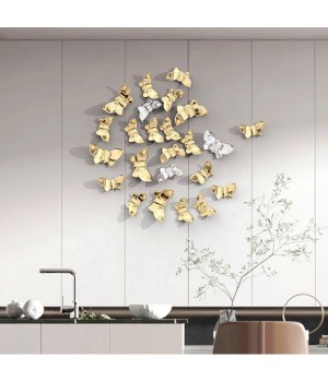 New Three-dimensional Butterfly Mural Lights For home Hotel Villa Room decoration China home decor Wholesale