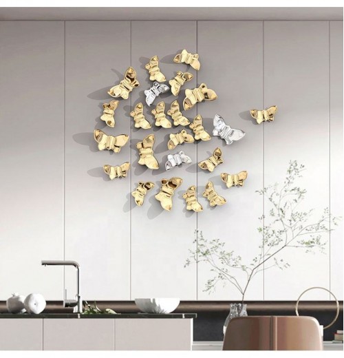 New Three-dimensional Butterfly Mural Lights For home Hotel Villa Room decoration China home decor Wholesale